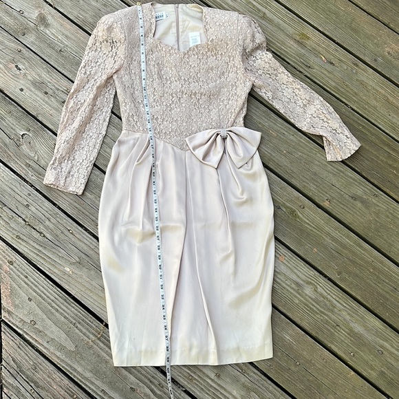 Leslie Fay vintage dressy dress 6P - Picture 11 of 12